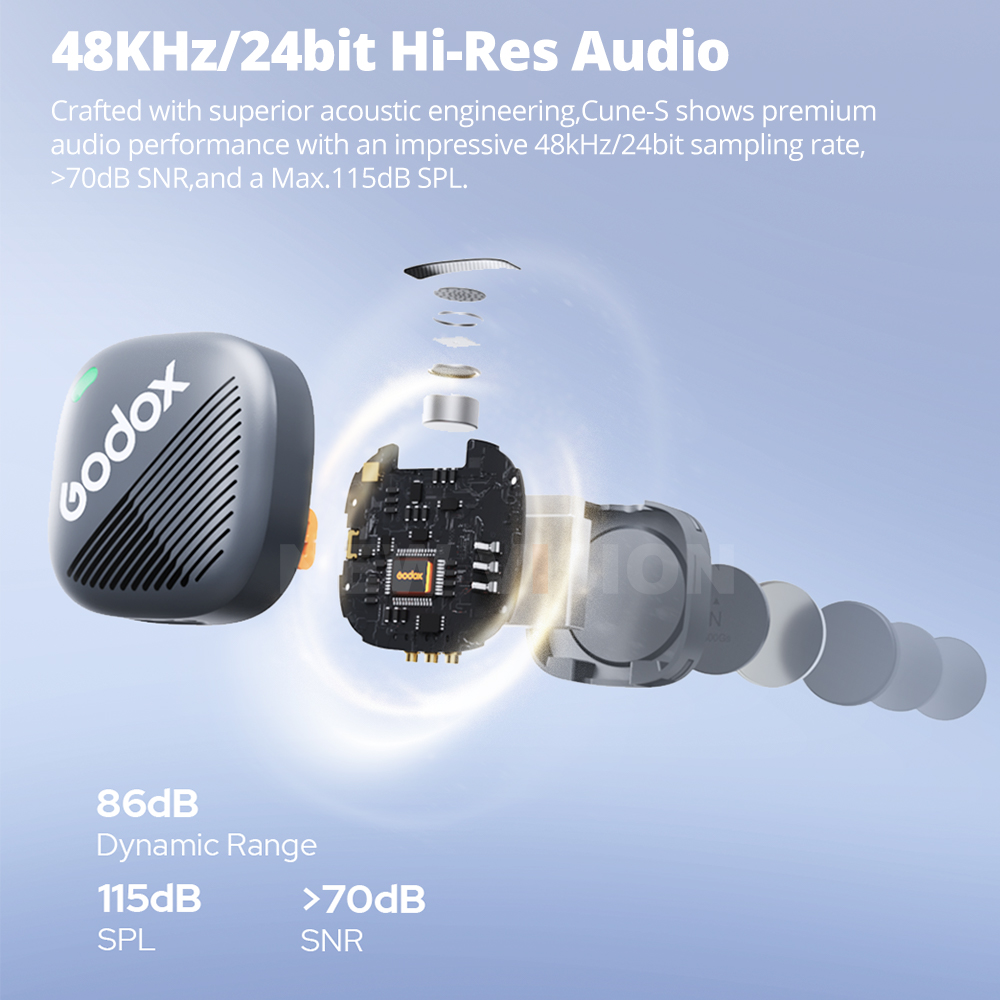 Microphone Capsule - 고독스 큐브-S 2.4GHz 무선 마이크 시스템