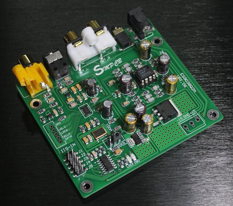 Dac Board - ES9038 Q2M DAC DSD 디코더 보드는