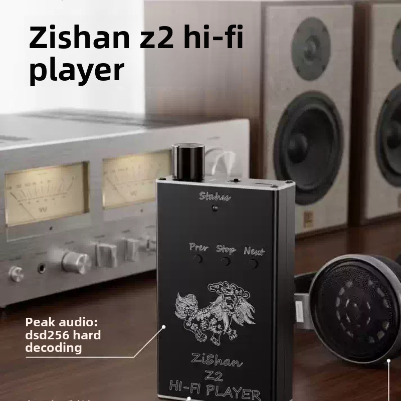 Es9018 Dac - 업그레이드된 Zishan Z2 휴대용 HiFi 음악