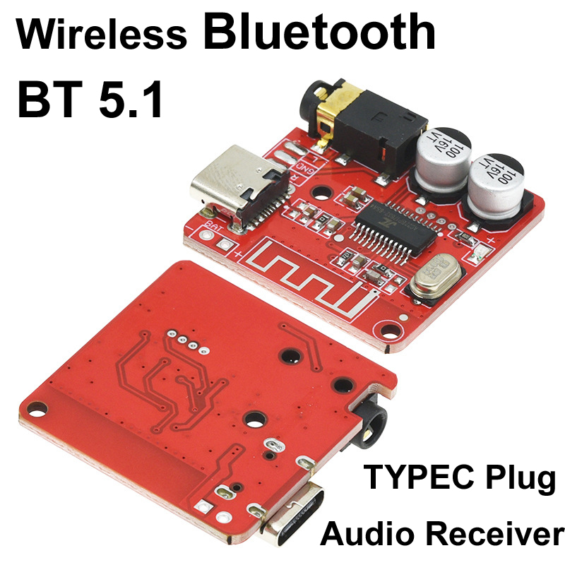 Audio Amplifier Board - TYPE-C DIY 무선 블루투스 오디오 수신기
