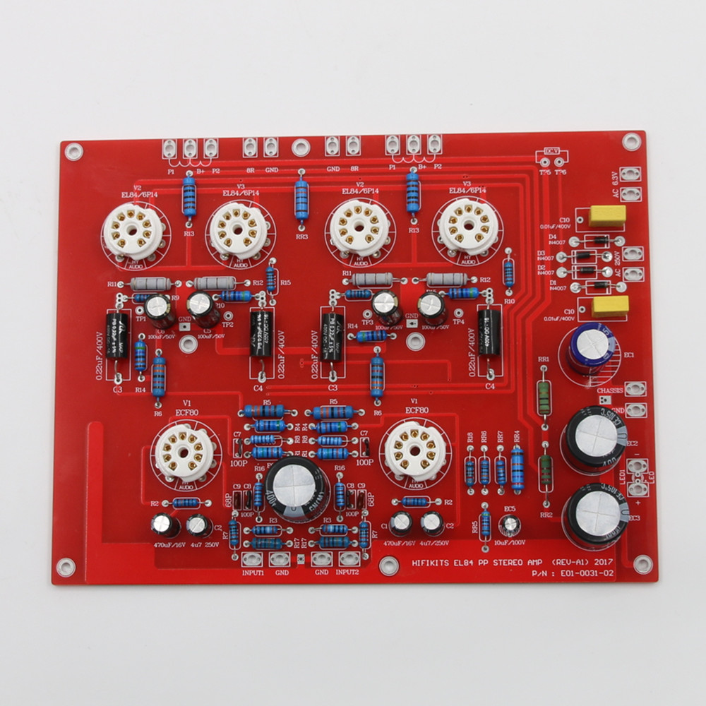 하이파이 EL84+ECF80 스테레오 푸시풀 앰프 보드 - Hifi Amplifier Board 리뷰 및 가격