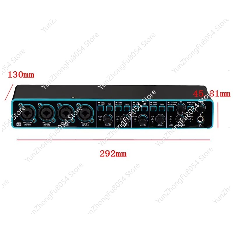 전문가용 3세대 4x4 USB 컴퓨터 오디오 인터페이스 - Usb Sound Card 리뷰 및 가격