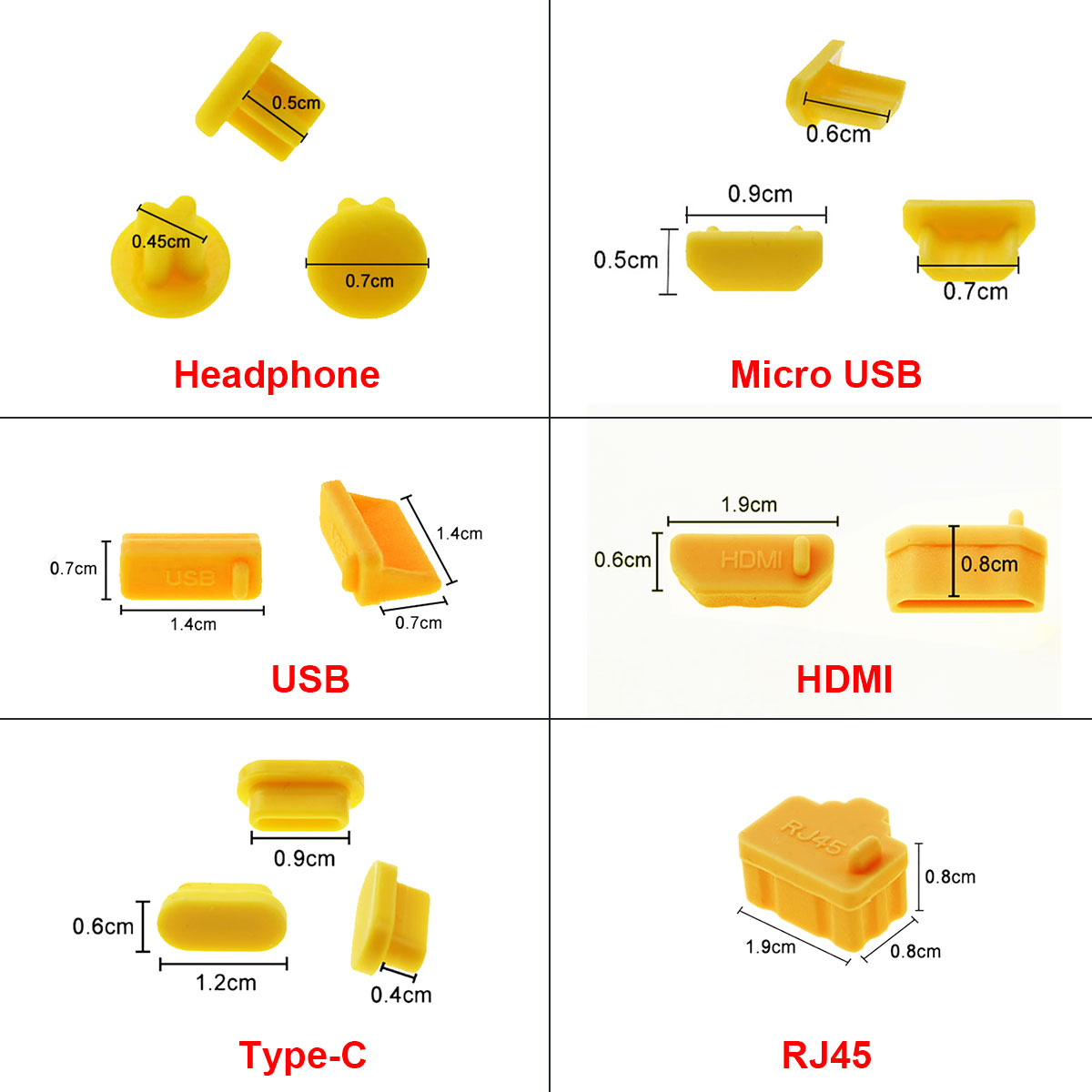 JCD 실리콘 C타입 마이크로 USB 먼지 플러그, 휴 - Mdi Cable 리뷰 및 가격