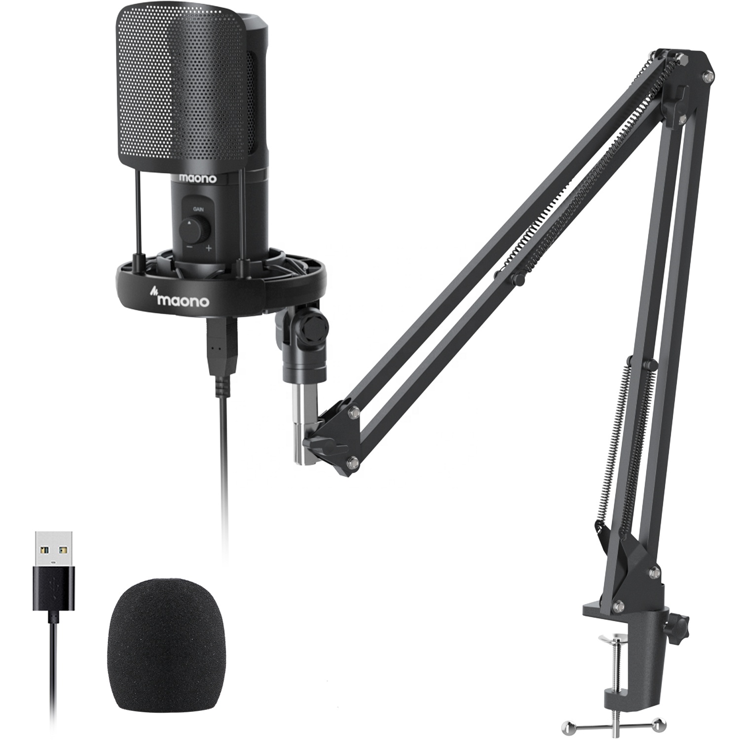 MAONO 전문가용 라이브 스트리밍 콘덴서 레코딩 마이 - Condenser Microphone Kit 리뷰 및 가격