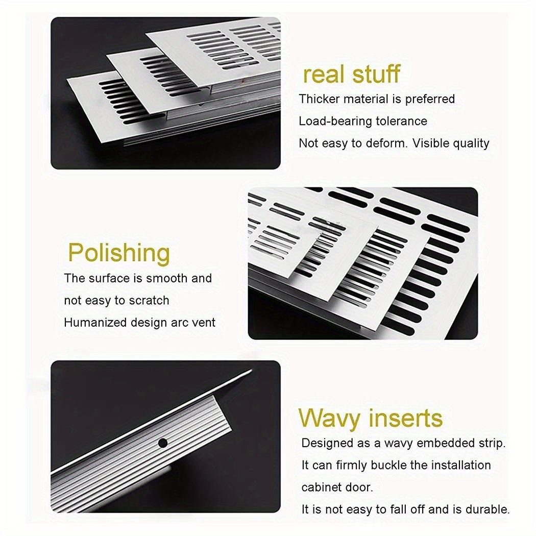 2개 80mm 환기 그릴 알루미늄 합금 에어 벤트 그릴 - Ventilation Grille Aluminum 리뷰 및 가격