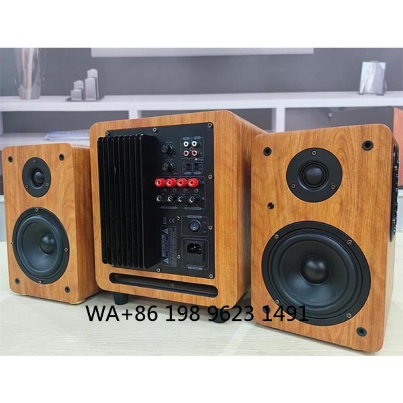 8인치 150W RMS 목재 파워 서브우퍼 스피커, 홈 - Subwoofer 리뷰 및 가격