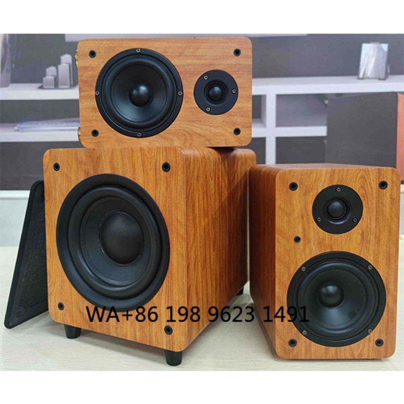 8인치 150W RMS 목재 파워 서브우퍼 스피커, 홈 - Subwoofer 리뷰 및 가격