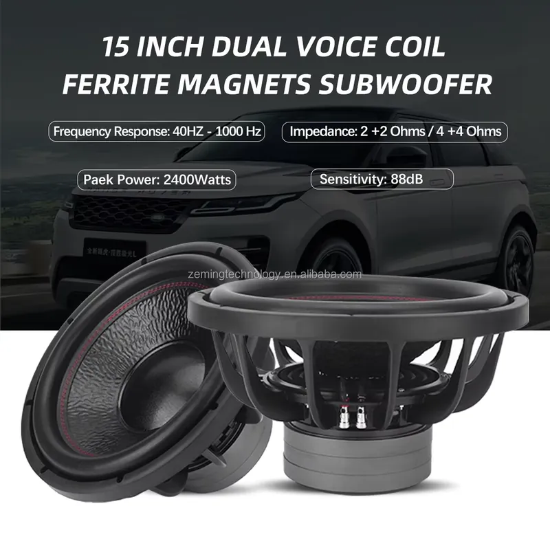 15인치 차량용 서브우퍼 고출력 베이스 서라운드 사운드 - Woofer 리뷰 및 가격