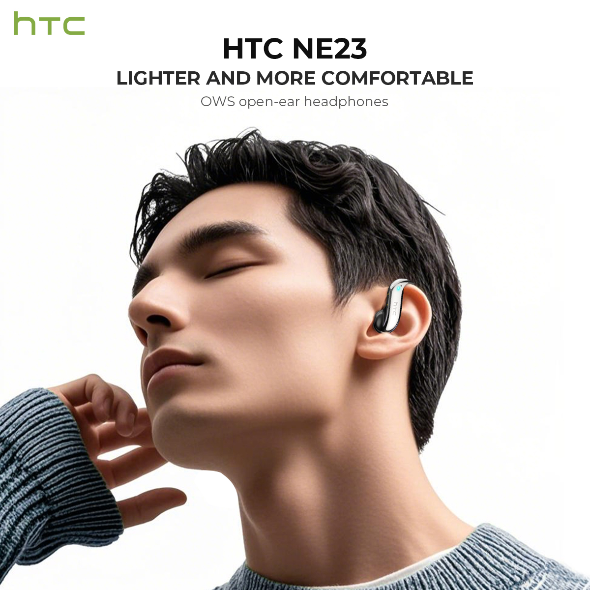 오픈 이어 블루투스 헤드폰 HTC 30시간 재생 무선  - Subwoofer 리뷰 및 가격
