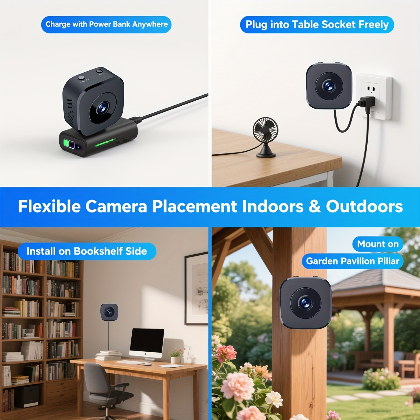1080P HD 미니 WiFi 카메라 실내 안전 보안  - Usb Sound Card 리뷰 및 가격