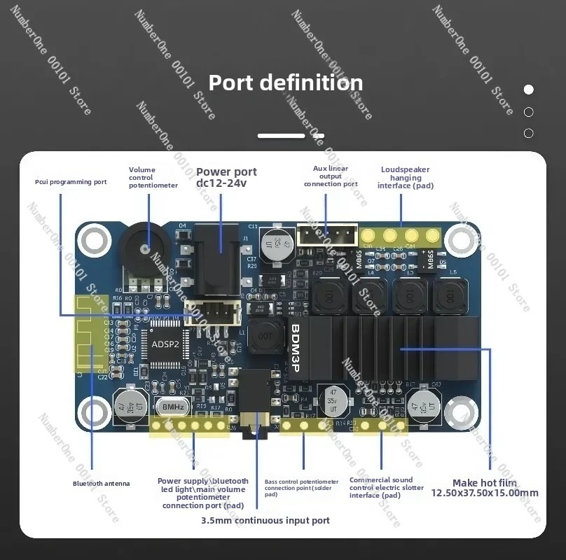 BDM3P 휴대용 블루투스 5.3 앰프, 전기 자동차  - Diy Speaker 리뷰 및 가격