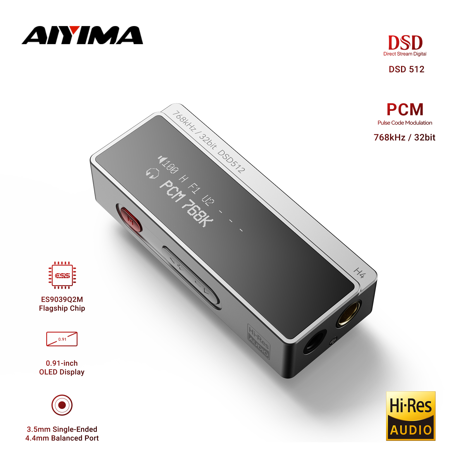 AIYIMA H4 HIFI 휴대용 헤드폰 앰프 USB  - Es9018 Dac 리뷰 및 가격