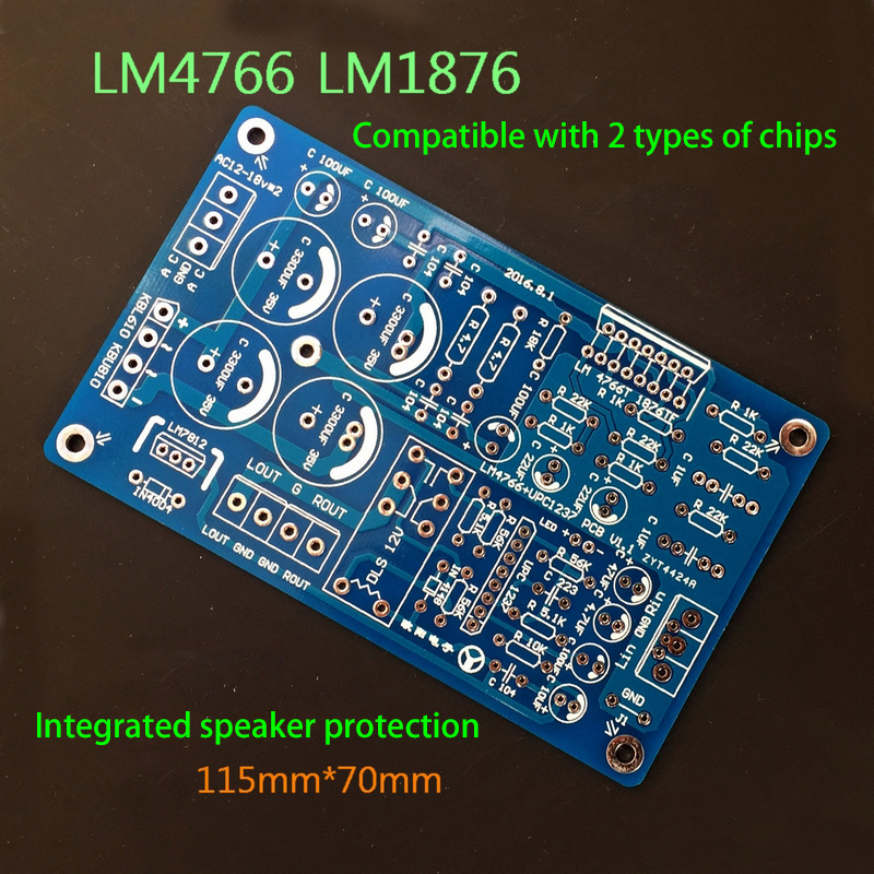 LM766 LM1876 스테레오 파워 앰프 보드 PCB - Audio Amplifier Board 리뷰 및 가격