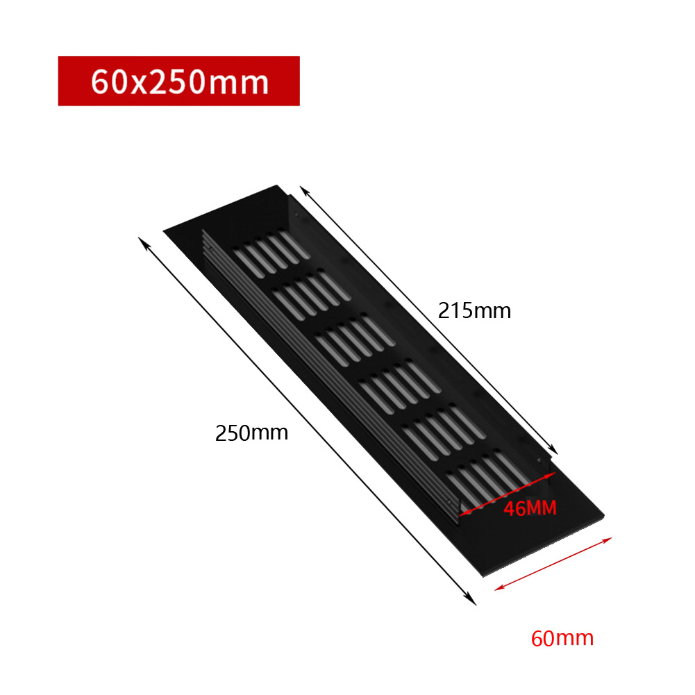 60mm 알루미늄 직사각형 캐비닛 옷장 공기 환기 그릴 - Ventilation Grille Aluminum 리뷰 및 가격