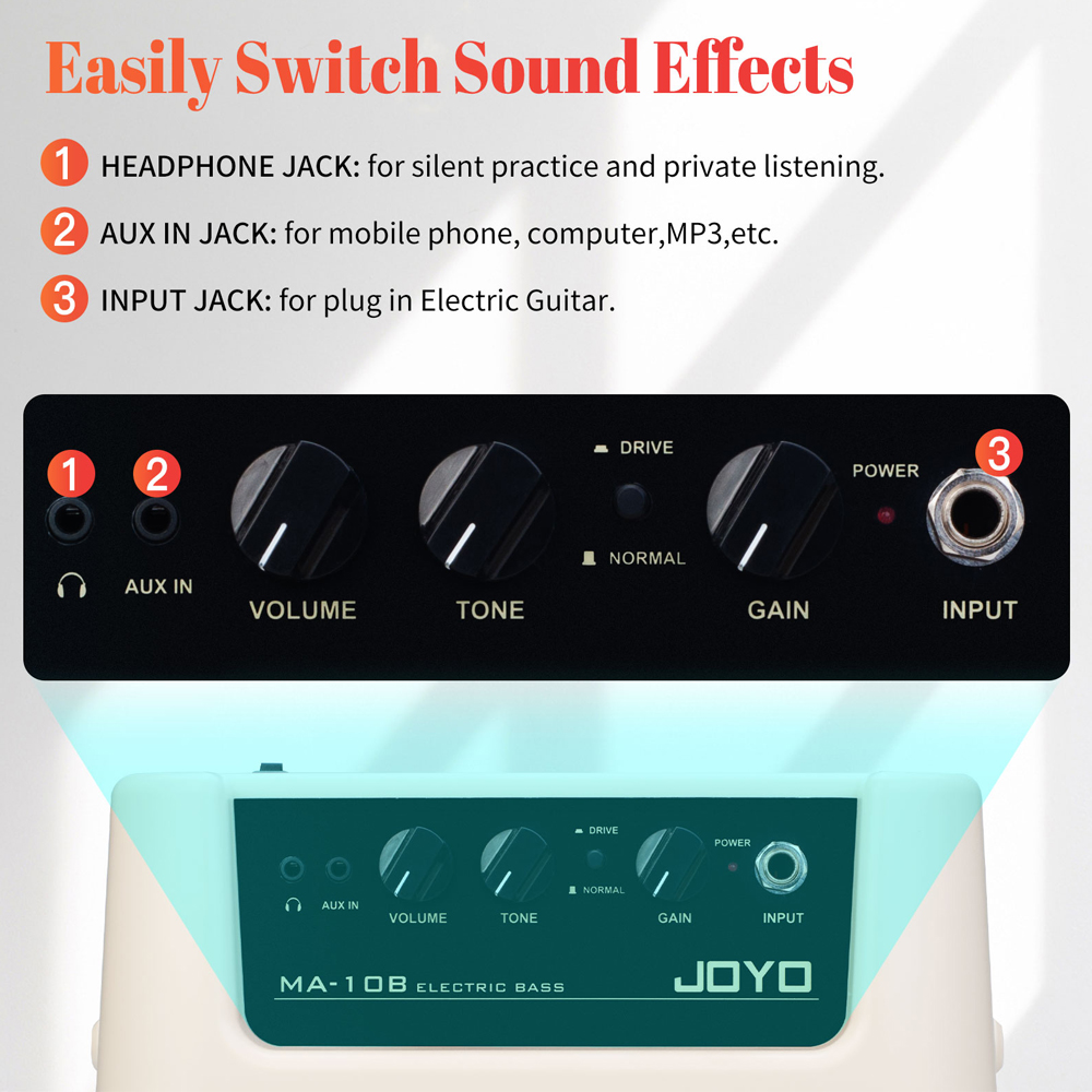 JOYO MA-10B 미니 베이스 앰프 베이스 기타 연 - Speaker Terminal 리뷰 및 가격