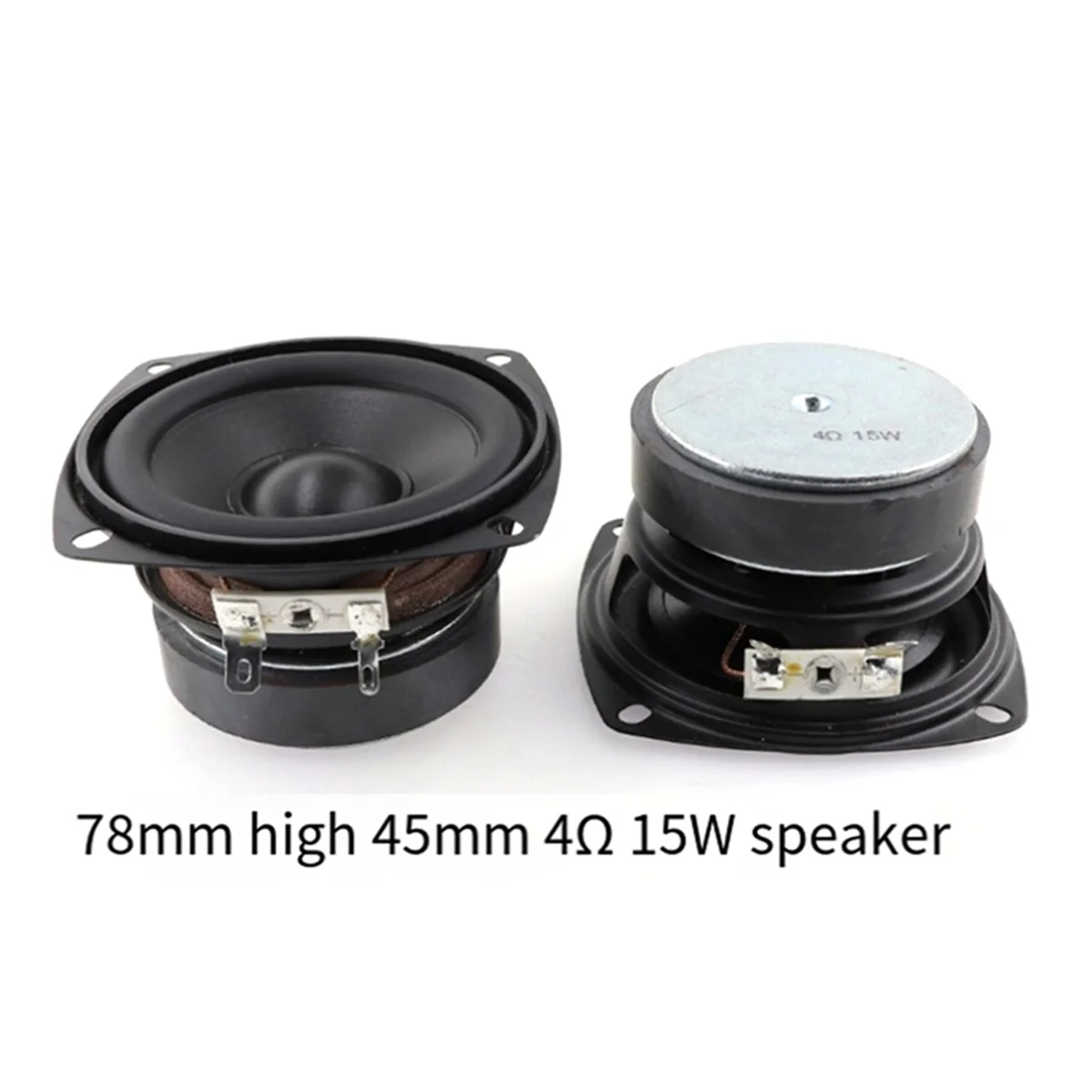 새 제품: 78mm, 4옴, 15W 서브우퍼 스피커 2 - Diy Speaker 리뷰 및 가격